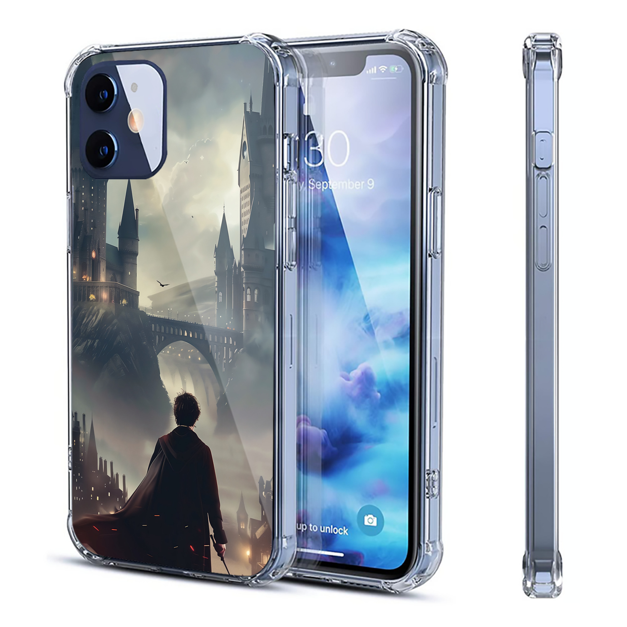 （画像用） Harry Potter ハリー・ポッターシリーズ 【iPhone 12シリーズ対応】透明スマホケース（クリアソフトケース）